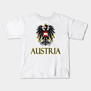 Austria - Austrian Coat of Arms Design Kids T-Shirt